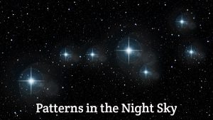 Header image for Patterns in the Night SKy